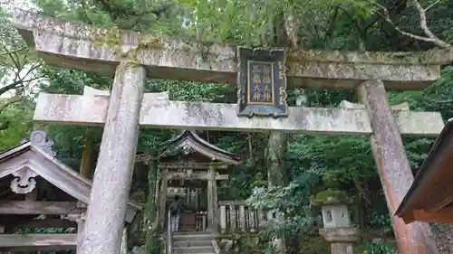 黒龍社（伊奈波神社境内社）の鳥居