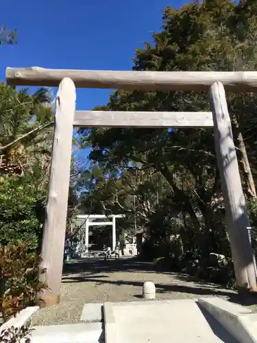 天津神明宮の鳥居