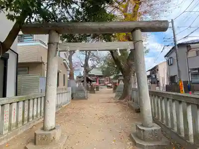 青渭神社の鳥居