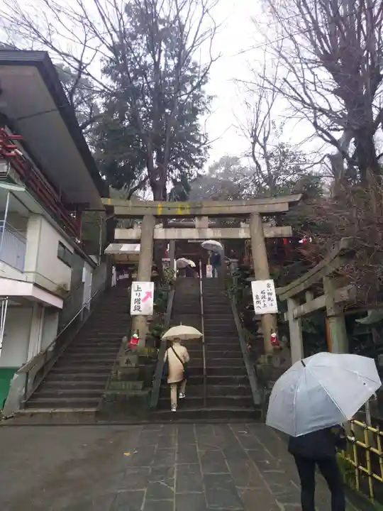 王子稲荷神社の鳥居