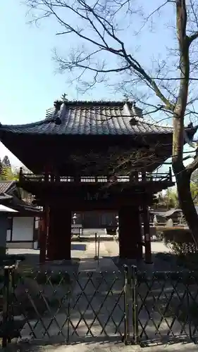 鶏足寺の山門