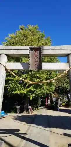 胡録神社の鳥居