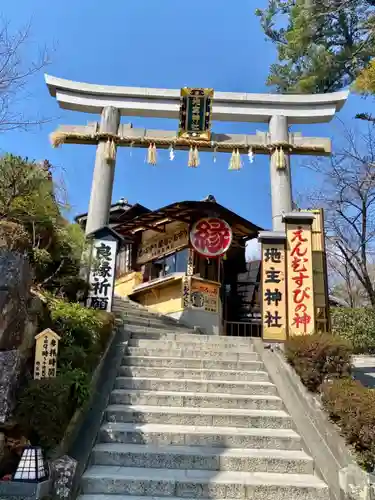 地主神社の鳥居