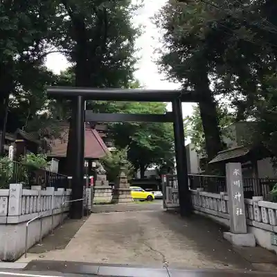 高円寺氷川神社の鳥居