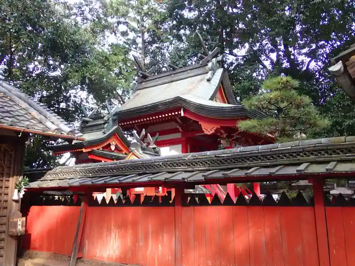 雲甘寺坐楢本神社の本殿・本堂