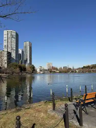 寛永寺不忍池弁天堂の景色