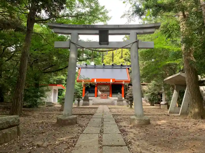 荻作神社の鳥居