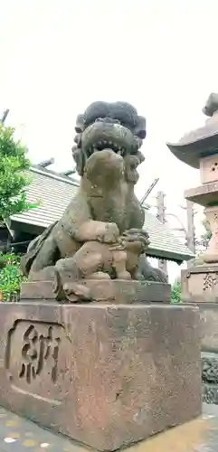 寒川神社の狛犬