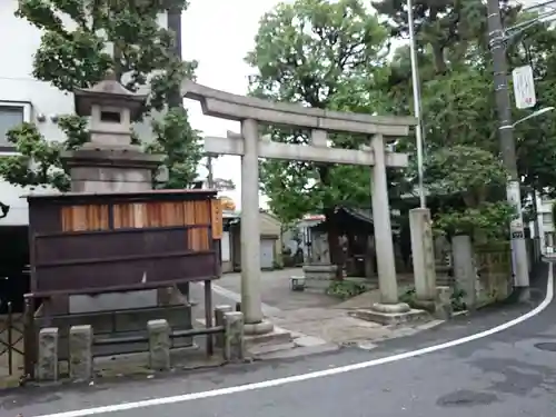 廣尾稲荷神社の鳥居