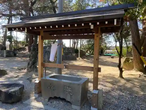 西尾神社の手水舎