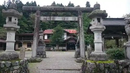 加蘇山神社の鳥居