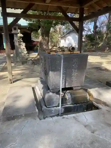 杷木神社の手水舎