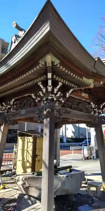 白旗神社の手水舎