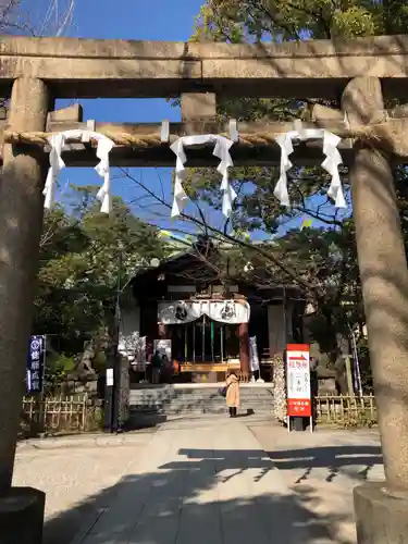 稲毛神社の鳥居