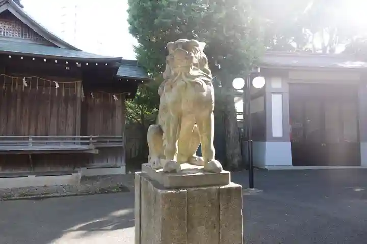 旗岡八幡神社の狛犬