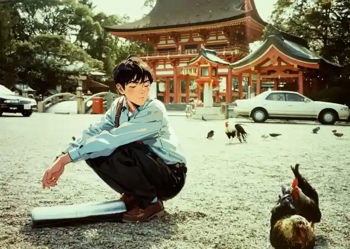 津島神社の山門・神門