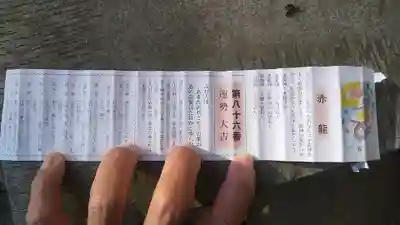 田無神社のおみくじ