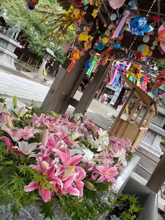 宮地嶽神社の手水舎