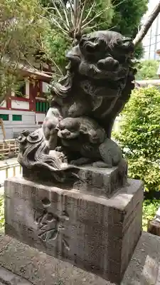 蒲田八幡神社の狛犬