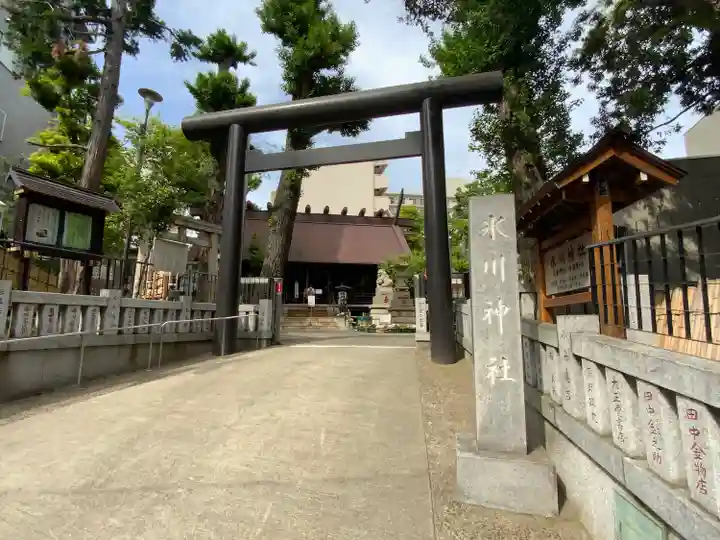 高円寺氷川神社の鳥居