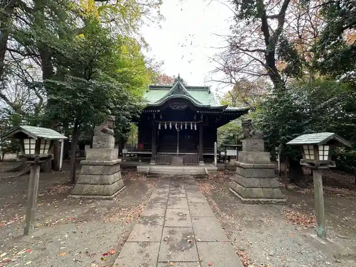 上石原若宮八幡神社の本殿・本堂