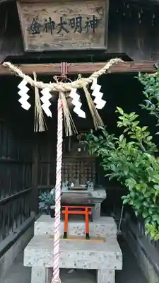 金神大明神の本殿・本堂