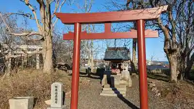 幣舞福徳稲荷神社（釧路厳島神社）の鳥居