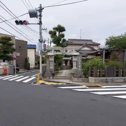 古録天神社の鳥居