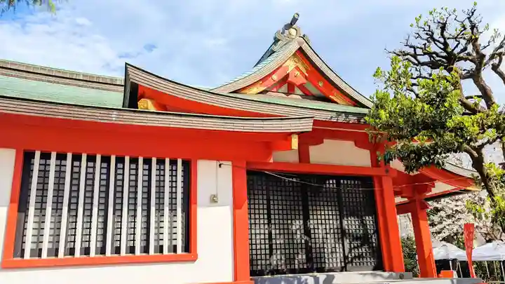麻布氷川神社の本殿・本堂