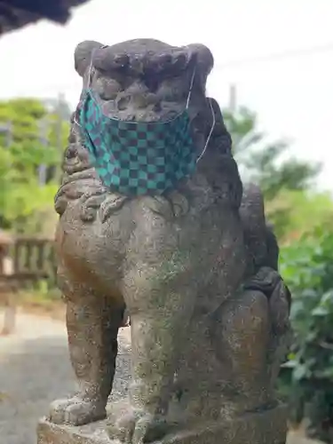 佐野原神社の狛犬