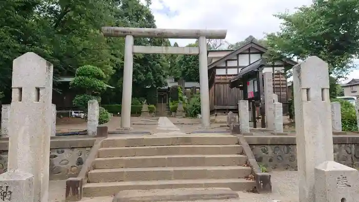 池辺杉山神社の鳥居