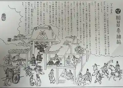 相賀大神社の{uncategorized: "未分類", other: "その他", undefined: "問題あり", building: "その他建物", grave: "お墓", sacred_gate: "鳥居", guardian: "狛犬", statue: "像", buddha: "仏像", history: "歴史", nature: "自然", garden: "庭園", animal: "動物", pagoda: "塔", temizu: "手水舎", mountain_gate: "山門・神門", sanctuary: "本殿・本堂", subordinate: "末社・摂社", art: "芸術", scenery: "景色", jizo: "地蔵", ema: "絵馬", goshuin: "御朱印", omikuji: "おみくじ", items: "授与品その他", amulet: "お守り", goshuincho: "御朱印帳", eats: "食事", festival: "お祭り", votive_dance: "神楽", shichigosan: "七五三参", wedding: "結婚式", experience: "体験その他", initially: "初詣", around: "周辺", anti_infection: "感染症対策"}