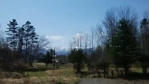 新得神社の景色