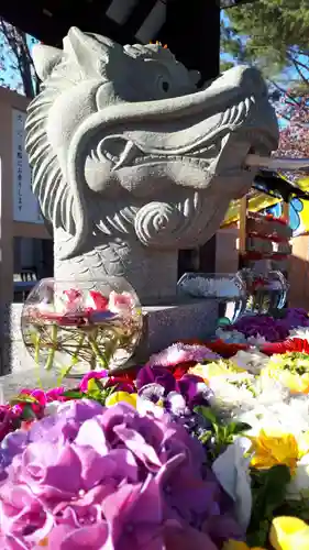 新川皇大神社の手水