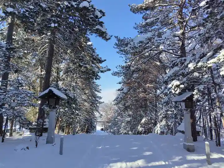 上川神社の景色