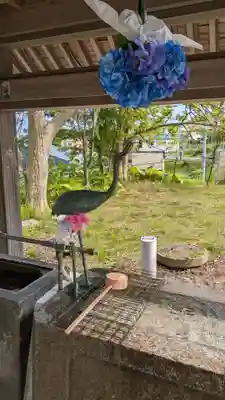 釧路一之宮 厳島神社の手水舎