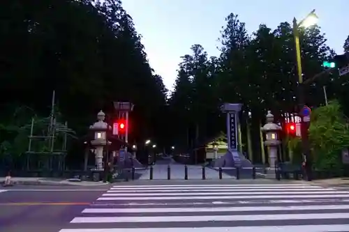 高野山金剛峯寺奥の院の周辺