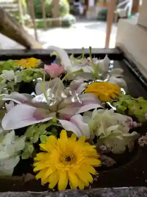 鳩森八幡神社の手水舎