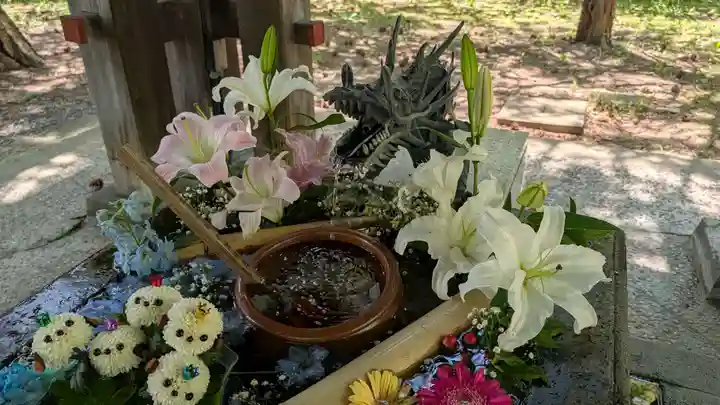 札幌護國神社の手水舎