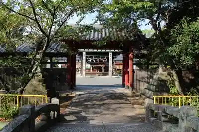 蟻通神社の山門・神門