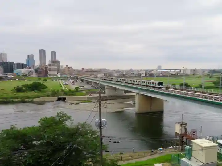 多摩川浅間神社の周辺