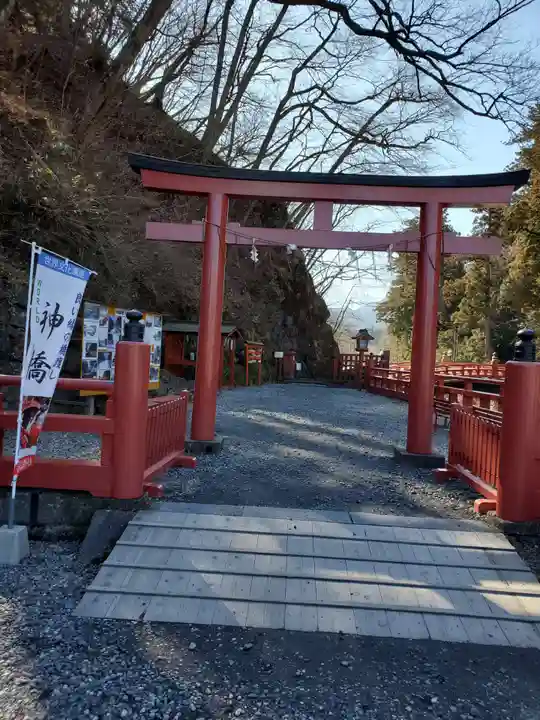 神橋(二荒山神社)の鳥居