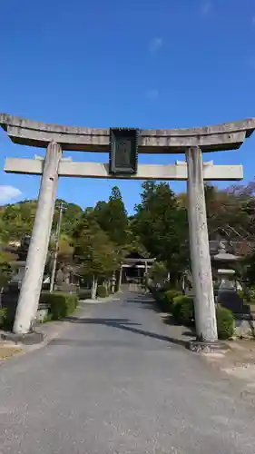 板列神社の鳥居