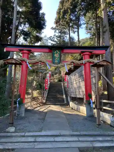 吉利倶八幡宮の鳥居