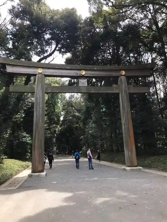 明治神宮の鳥居