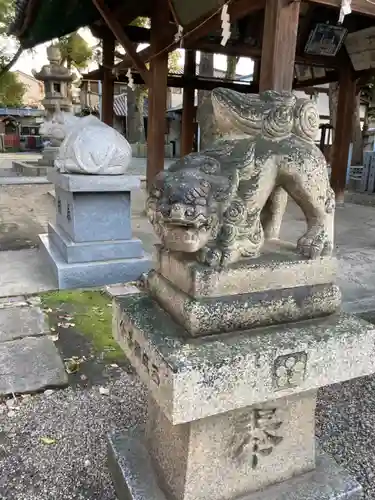 天神ノ森天満宮の狛犬