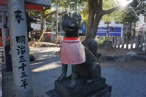 警固神社の狛犬