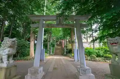 弥生神社の鳥居