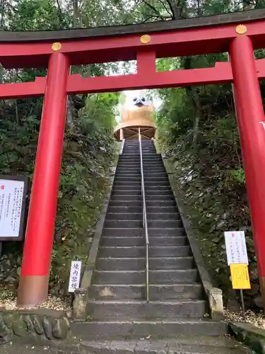 鷲子山上神社の鳥居
