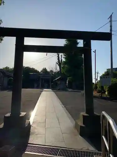 神明神社の鳥居